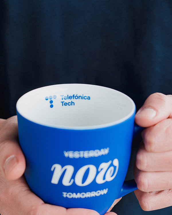 Blue Tech mug